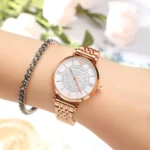 Emporio Armani Watch Gianni T-Bar For Women - AR11244, With White Dial - Image 11