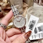 Emporio Armani Watch Gianni T-Bar For Women - AR11293, With Silver Dial - Image 9