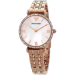 Emporio Armani Watch Gianni T-Bar For Women - AR11294, With White Dial - Image 2