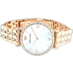 Emporio Armani Watch Gianni T-Bar For Women - AR11294, With White Dial - Image 6