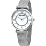 Emporio Armani Watch Gianni T-Bar For Women - AR11319, With White Dial - Image 2