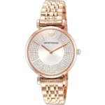 Emporio Armani Watch Gianni T-Bar For Women - AR11446, With Silver Dial - Image 2