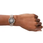 Emporio Armani Watch Gianni T-Bar For Women - AR1725, With Gray Dial - Image 6