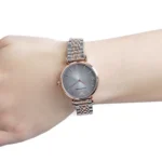 Emporio Armani Watch Gianni T-Bar For Women - AR1725, With Gray Dial - Image 9