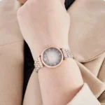 Emporio Armani Watch Gianni T-Bar For Women - AR1725, With Gray Dial - Image 8