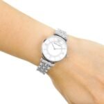 Emporio Armani Watch Gianni T-Bar For Women - AR1908, With White Dial - Image 8
