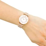 Emporio Armani Watch Gianni T-Bar For Women - AR1909, With White Dial - Image 11