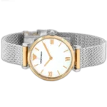 Emporio Armani Watch Gianni T-Bar For Women - AR2067, With White Dial - Image 6