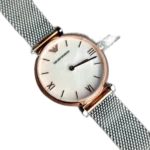 Emporio Armani Watch Gianni T-Bar For Women - AR2067, With White Dial - Image 9