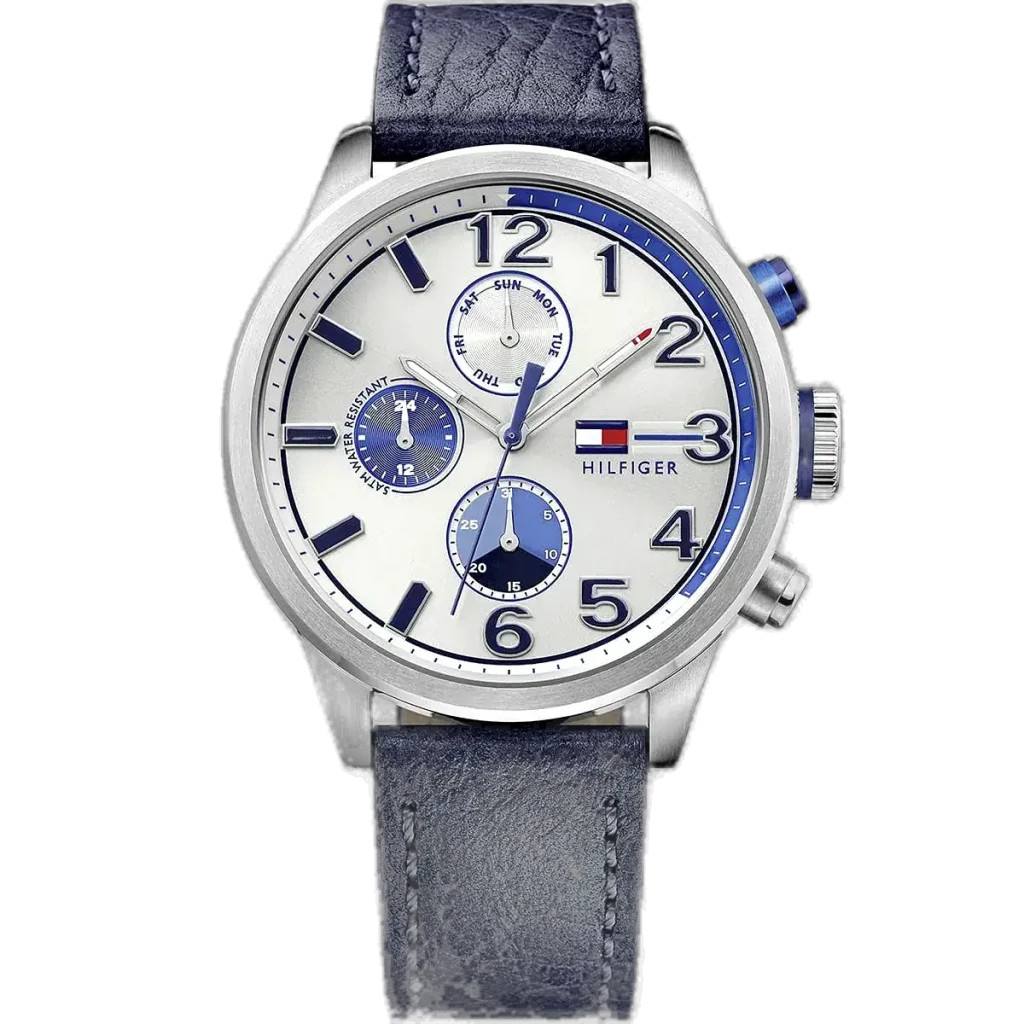 Tommy Hilfiger Watch For Men - 1791240, With Silver Dial