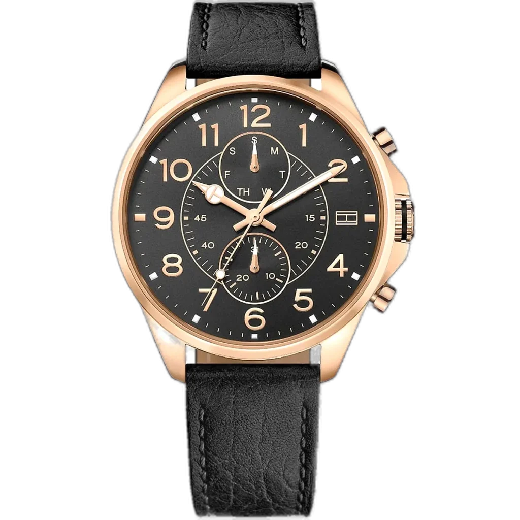 Tommy Hilfiger Watch Dean For Men - 1791273, With Black Dial