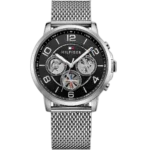 Tommy Hilfiger Watch Keagan For Men - 1791292, With Black Dial
