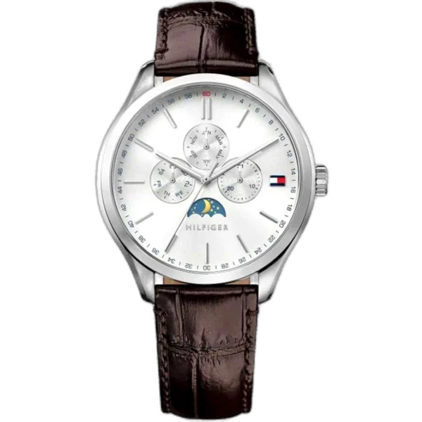 Tommy Hilfiger Watch Oliver For Men - 1791304, With Silver Dial