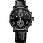 Tommy Hilfiger Watch Alden For Men - 1791310, With Black Dial