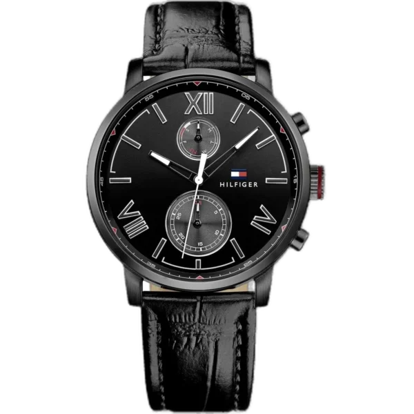 Tommy Hilfiger Watch Alden For Men - 1791310, With Black Dial