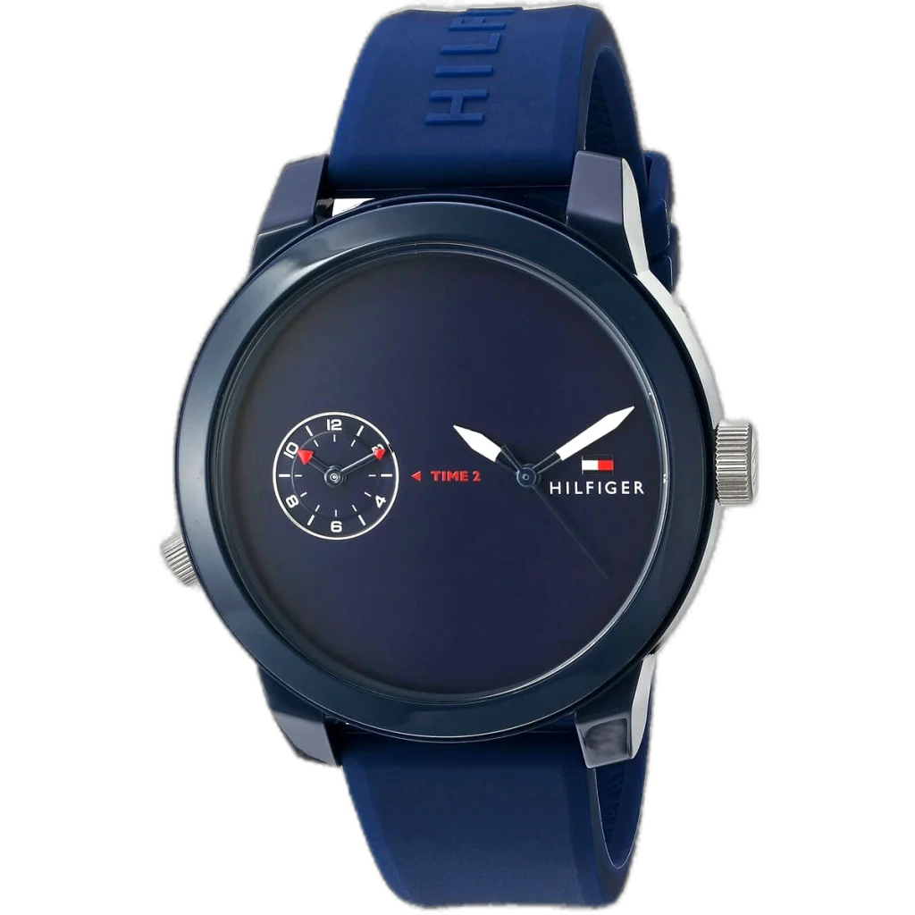 Tommy Hilfiger Watch Denim For Men - 1791325, With Blue Dial