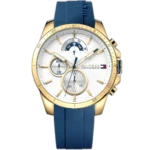 Tommy Hilfiger Watch Decker For Men - 1791353, With White Dial