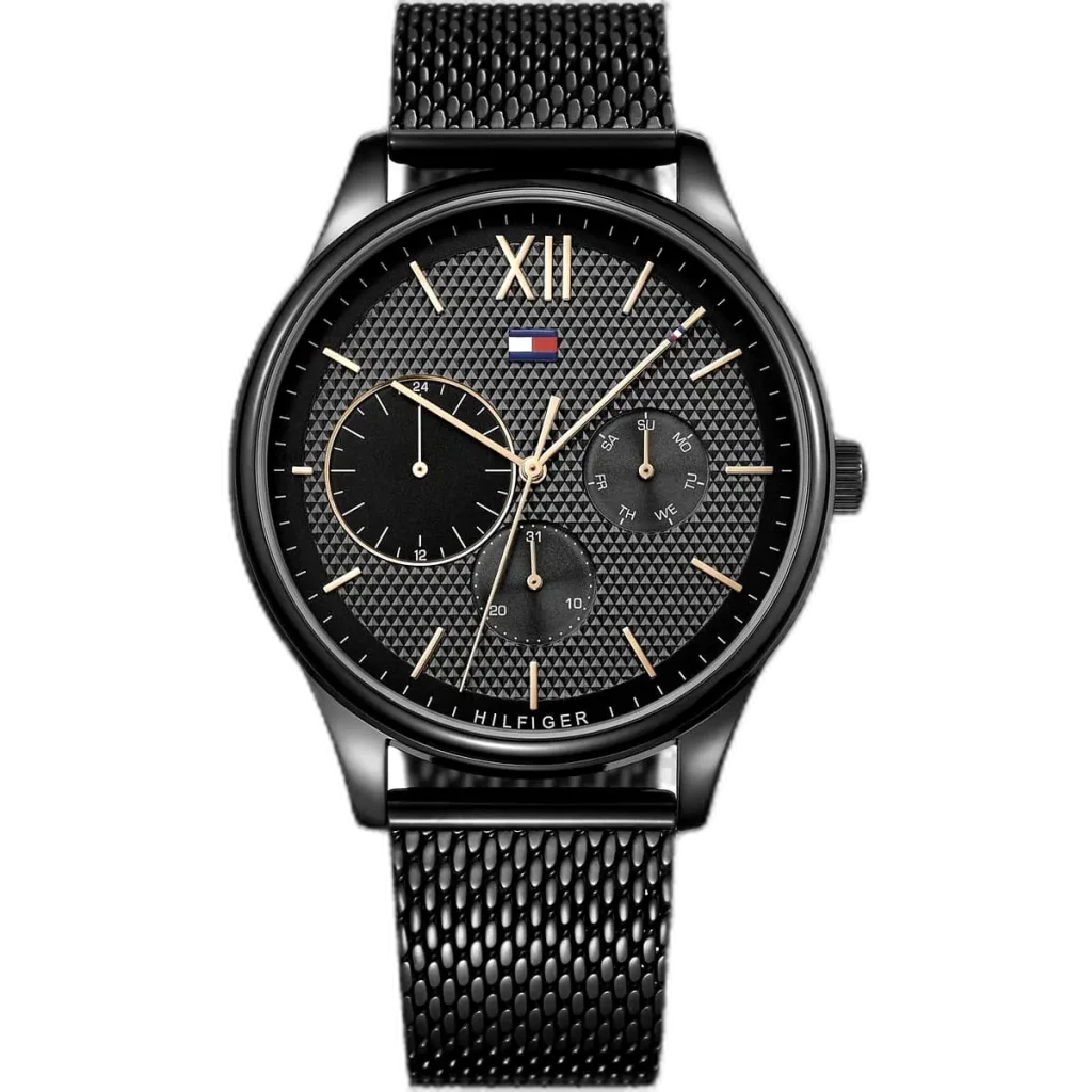 Tommy Hilfiger Watch Damon For Men - 1791420, With Black Dial