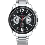 Tommy Hilfiger Watch Decker For Men - 1791472, With Black Dial