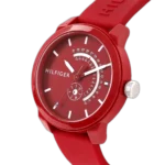 Tommy Hilfiger Watch Denim For Men - 1791480, With Red Dial - Image 5