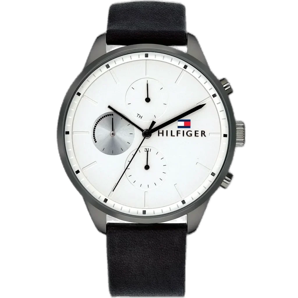 Tommy Hilfiger Watch Chase For Men - 1791489, With White Dial