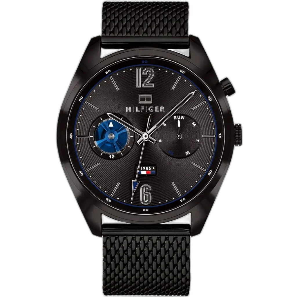 Tommy Hilfiger Watch Deacan For Men - 1791547, With Black Dial