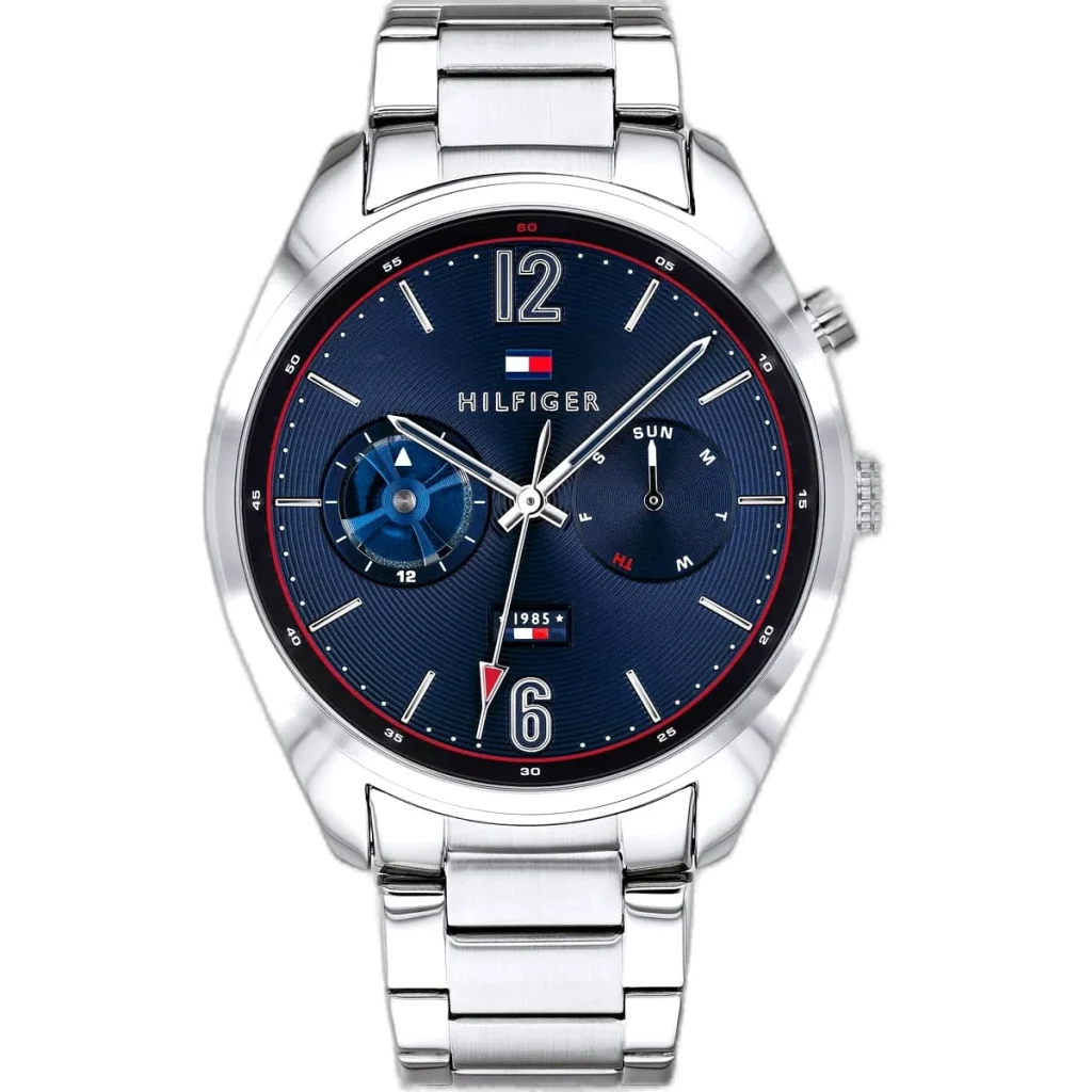 Tommy Hilfiger Watch Deacan For Men - 1791551, With Blue Dial