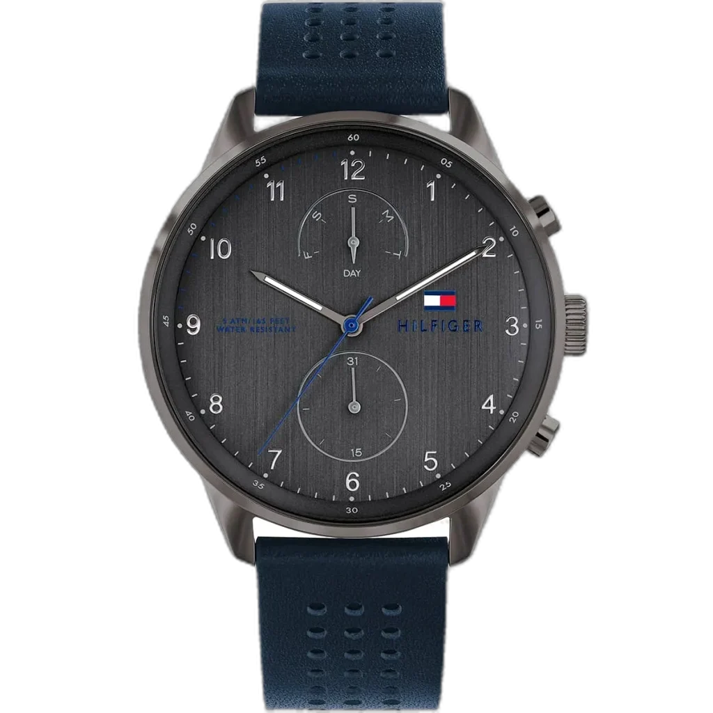 Tommy Hilfiger Watch Chase For Men - 1791578, With Gray Dial