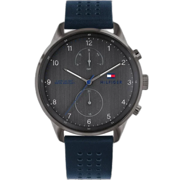 Tommy Hilfiger Watch Chase For Men - 1791578, With Gray Dial