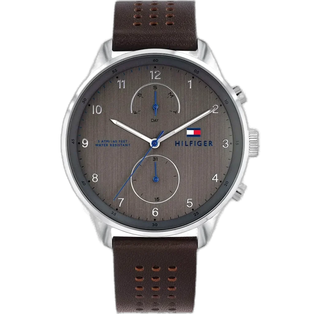 Tommy Hilfiger Watch Chase For Men - 1791579, With Gray Dial