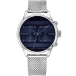 Tommy Hilfiger Watch Icon For Men - 1791596, With Blue Dial