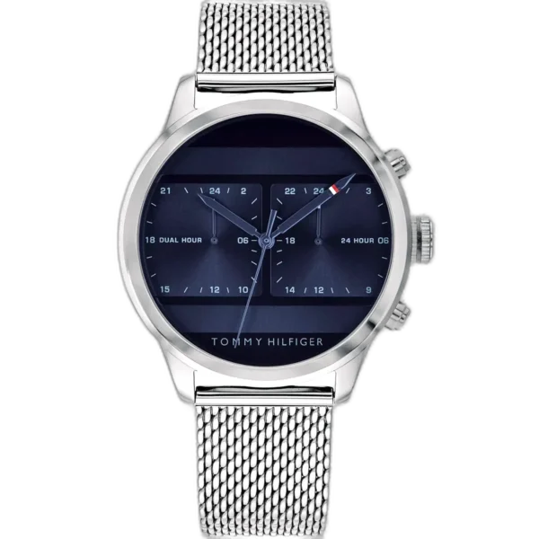 Tommy Hilfiger Watch Icon For Men - 1791596, With Blue Dial