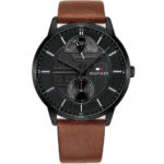 Tommy Hilfiger Watch Hunter For Men - 1791604, With Black Dial