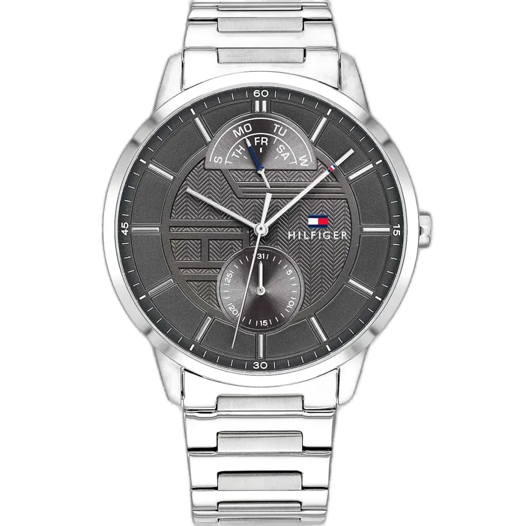 Tommy Hilfiger Watch Hunter For Men - 1791608, With Gray Dial