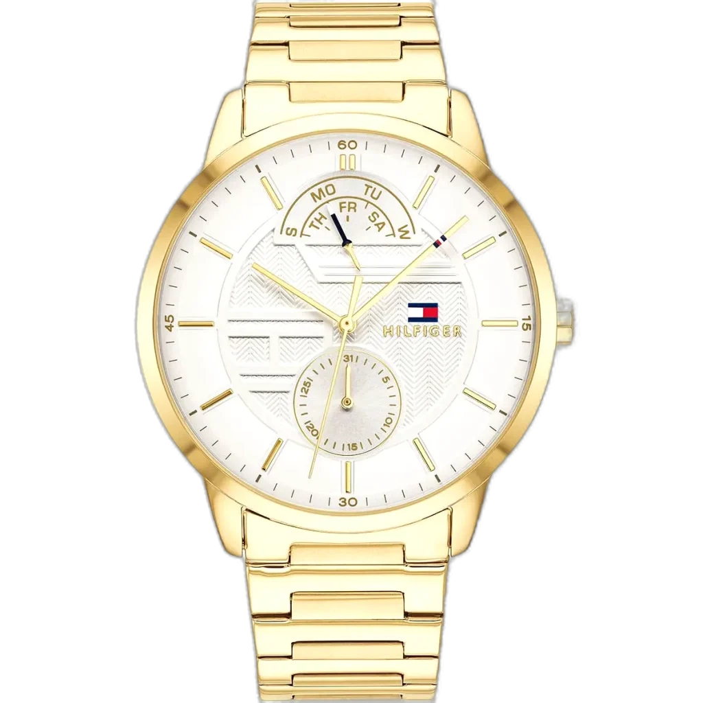 Tommy Hilfiger Watch Hunter For Men - 1791609, With White Dial