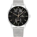 Tommy Hilfiger Watch Hunter For Men - 1791610, With Black Dial