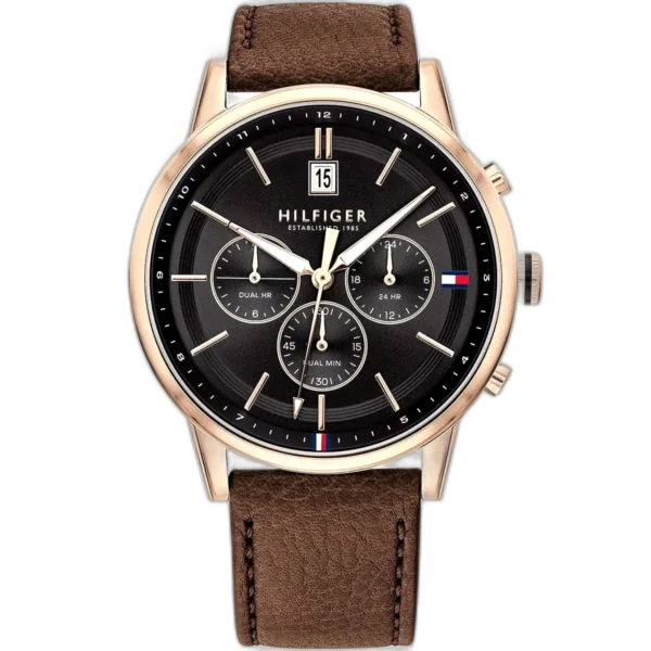 Tommy Hilfiger Watch Kyle For Men - 1791631, With Black Dial