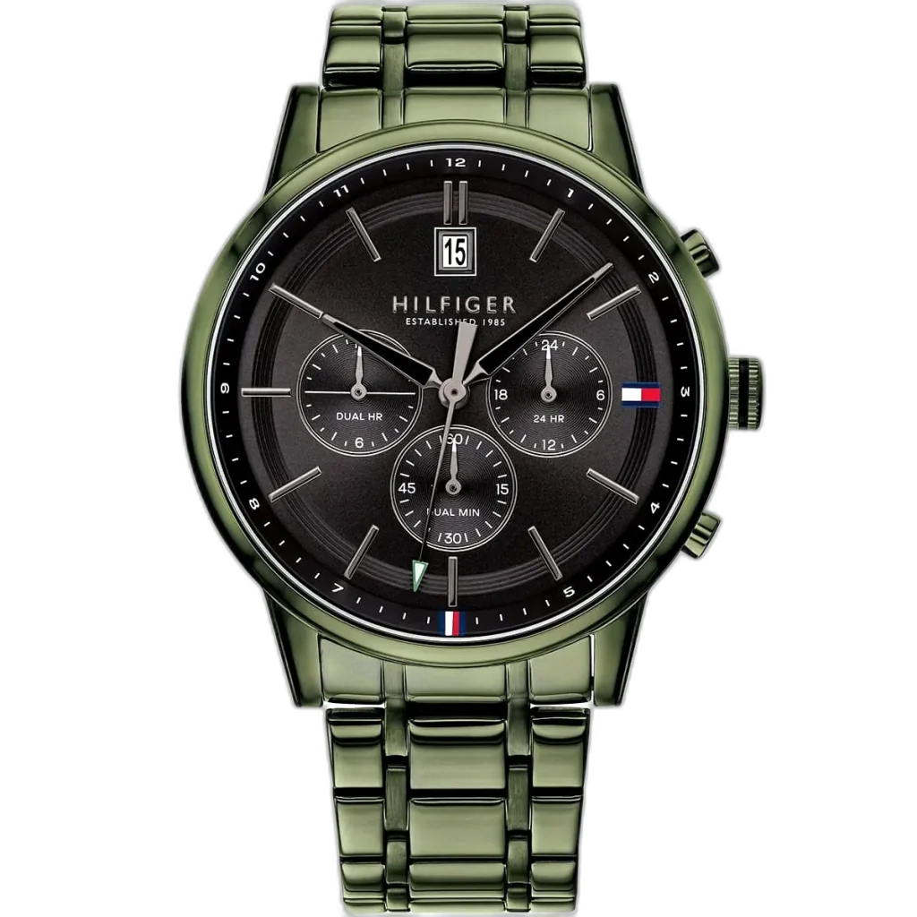 Tommy Hilfiger Watch Kyle For Men - 1791634, With Black Dial