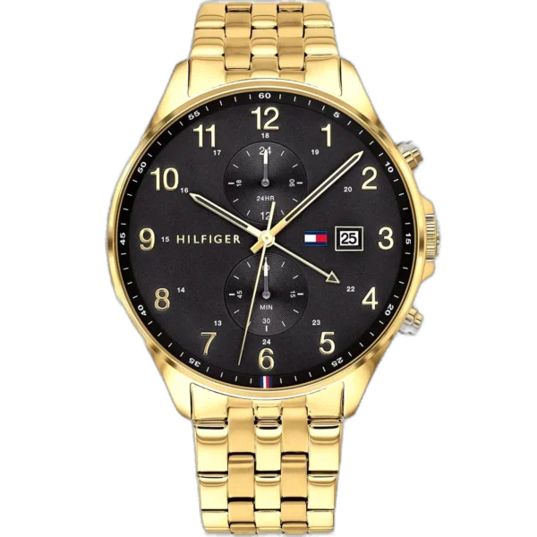 Tommy Hilfiger Watch West For Men - 1791708, With Black Dial