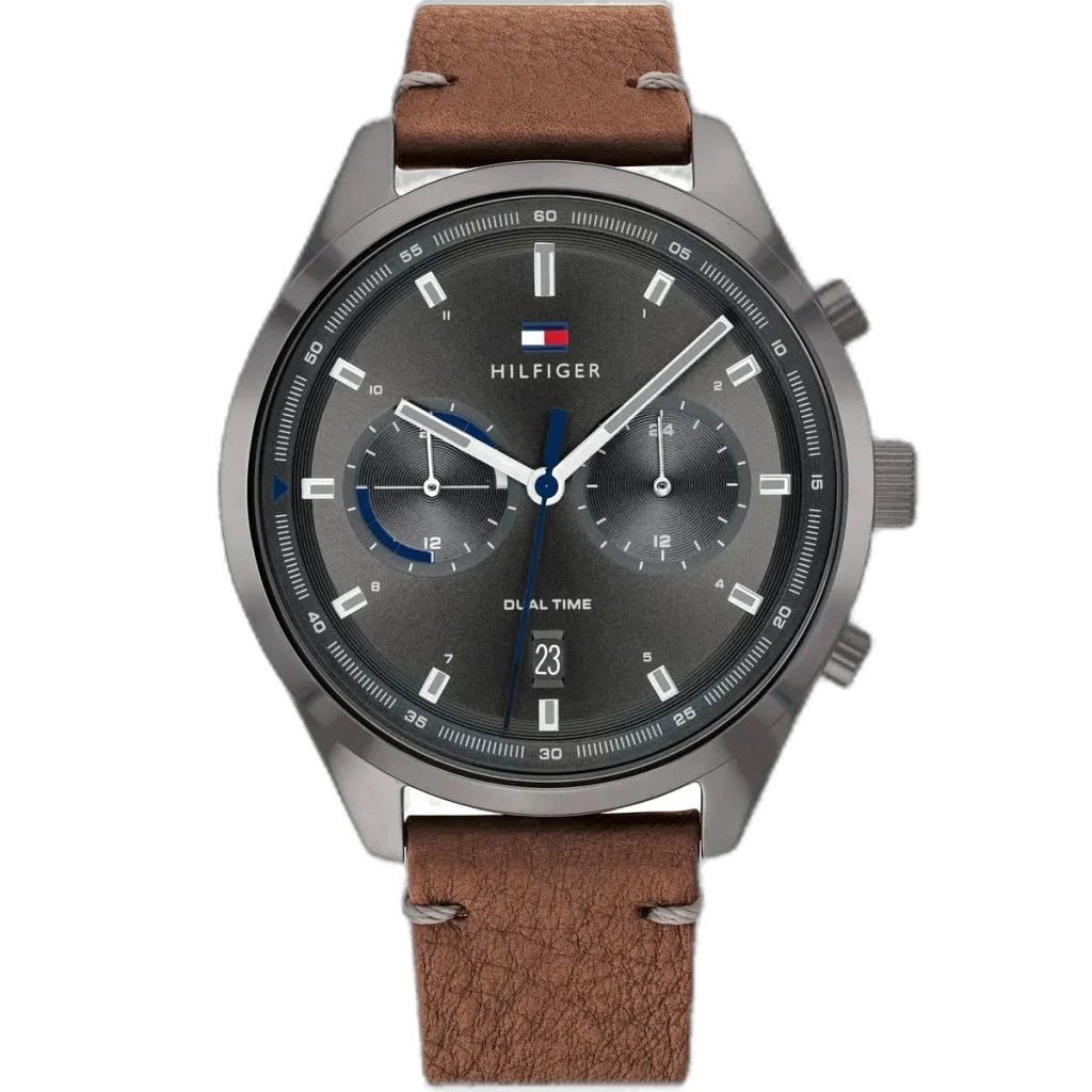 Tommy Hilfiger Watch Bennett For Men - 1791730, With Gray Dial