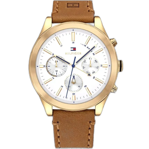 Tommy Hilfiger Watch Ashton For Men - 1791742, With White Dial
