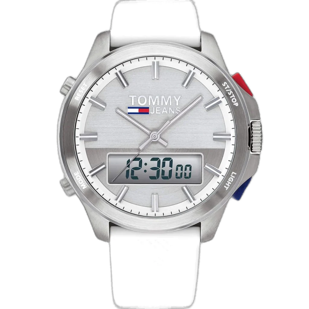 Tommy Hilfiger Watch Jeans For Men - 1791764, With Silver Dial