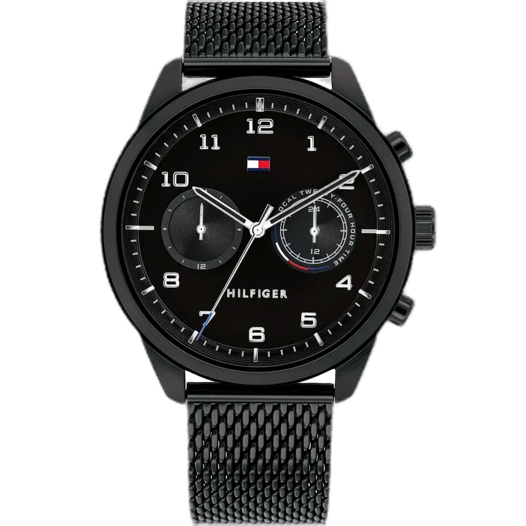 Tommy Hilfiger Watch Patrick For Men - 1791787, With Black Dial