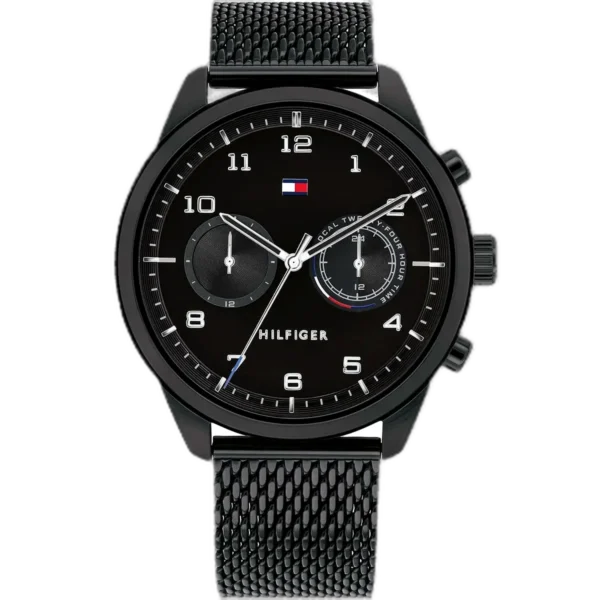 Tommy Hilfiger Watch Patrick For Men - 1791787, With Black Dial