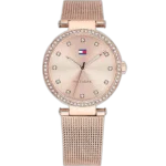 Tommy Hilfiger Watch Lynn For Women - 1781865, With Rose Gold Dial