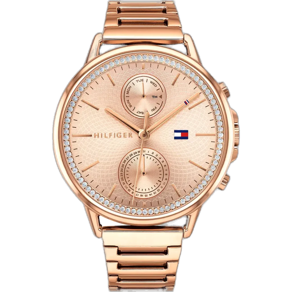 Tommy Hilfiger Watch Carly For Women - 1781915, With Rose Gold Dial