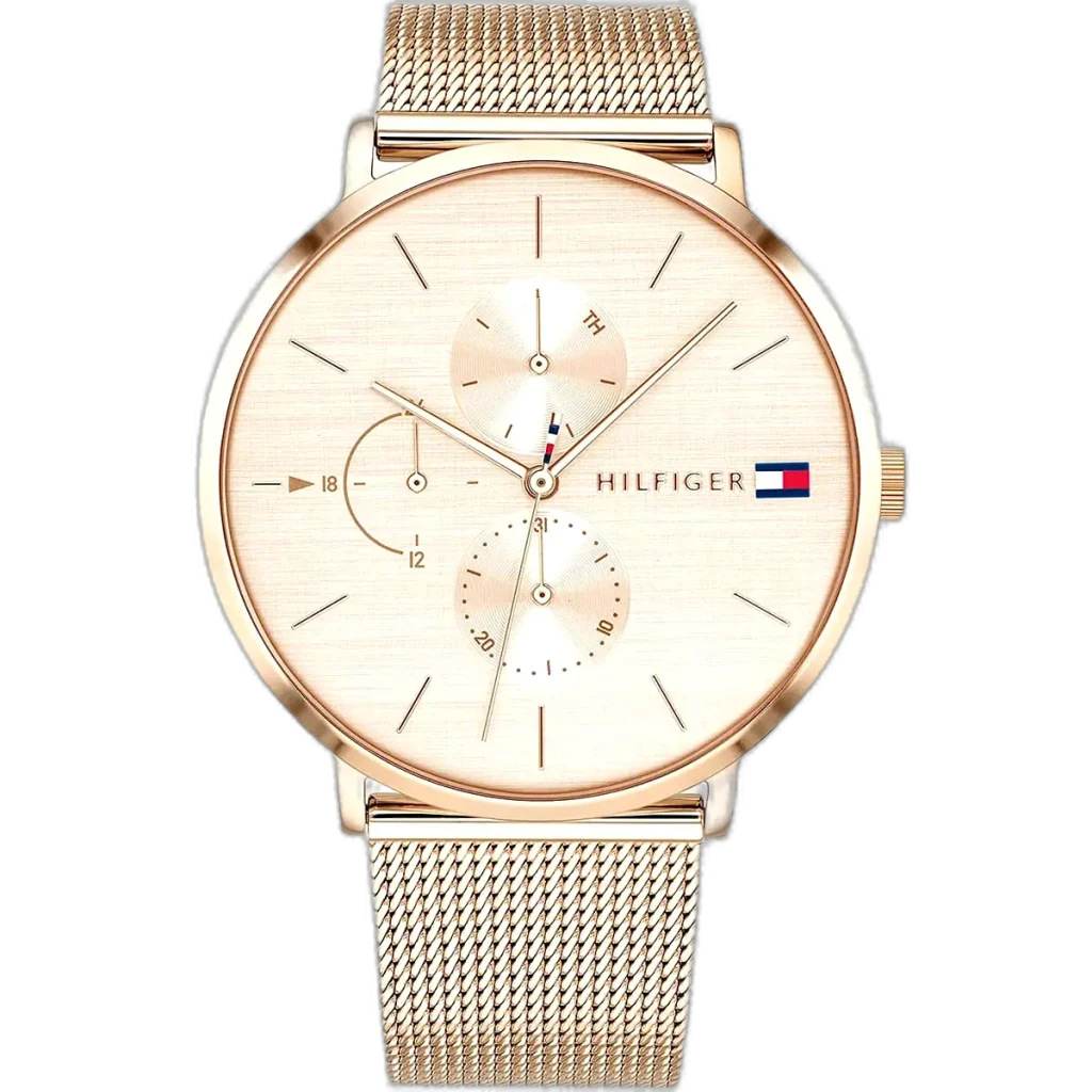 Tommy Hilfiger Watch Jenna For Women - 1781944, With Rose Gold Dial
