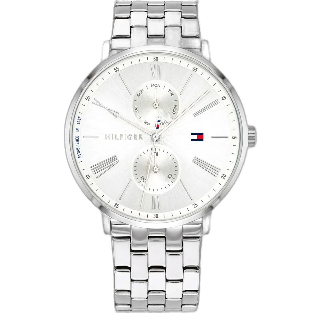 Tommy Hilfiger Watch Jenna For Women - 1782068, With Silver Dial and Silver Stainless Steel Bracelet