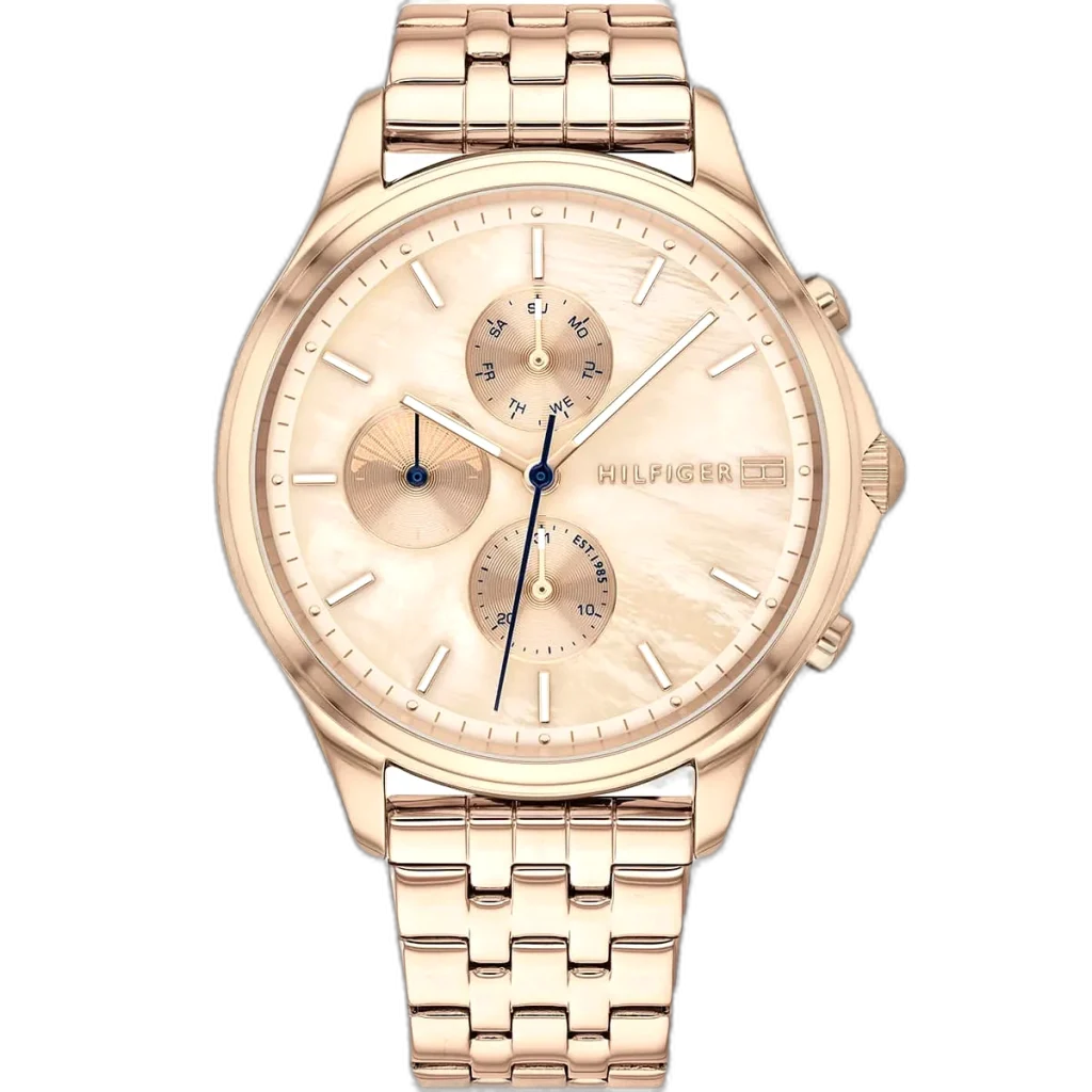 Tommy Hilfiger Watch Whitney For Women - 1782120, With Rose Gold Dial and Rose Gold Stainless Steel Bracelet