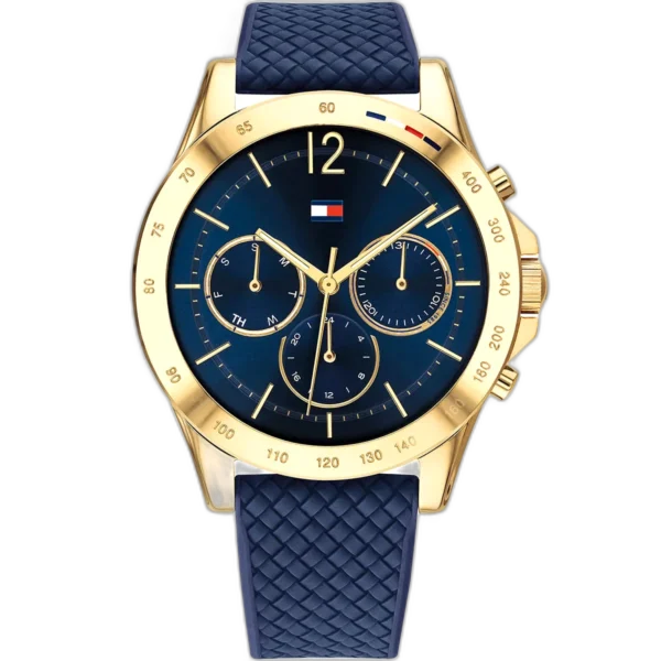 Tommy Hilfiger Watch Haven For Women - 1782198, With Blue Dial and Blue Silicone Strap